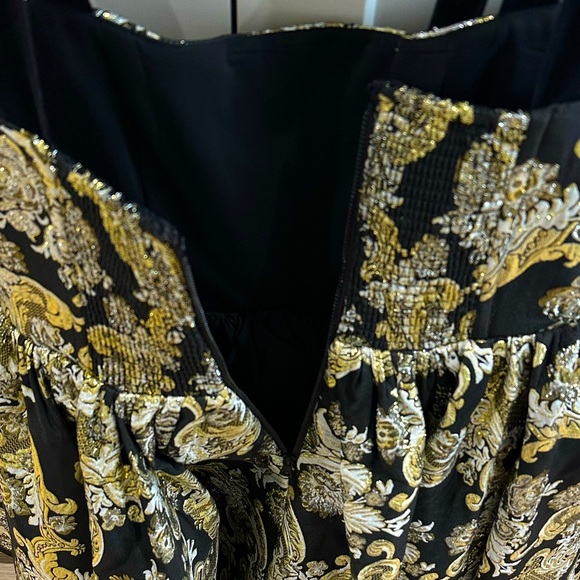 NWT Alice + Olivia Fay babydoll tie strap mini dress - Picture 6 of 14